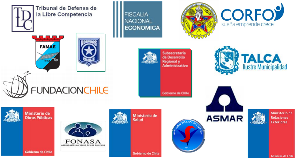 Logos de clientes del sector Gobierno