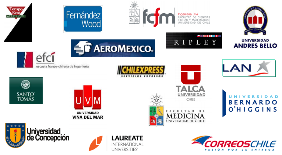 Logos de clientes del sector Servicios